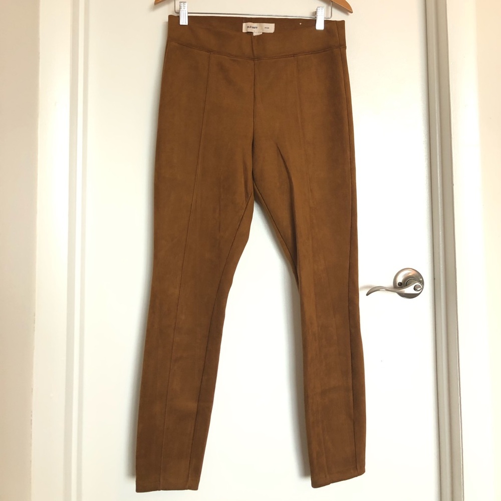 Suede pants
